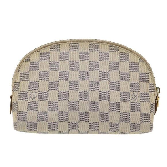LOUIS VUITTON Damier Azur Pochette Cosmetic GM Pouch - Picture 2 of 15